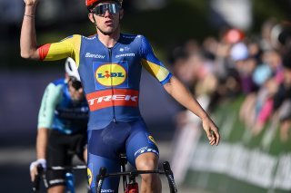 Belle victoire pour Thibau Nys KEYSTONE/LAURENT GILLIERON